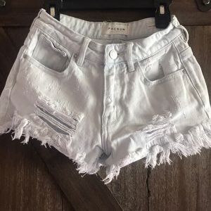 PacSun Light Blue High Rise Jean Shorts size 23